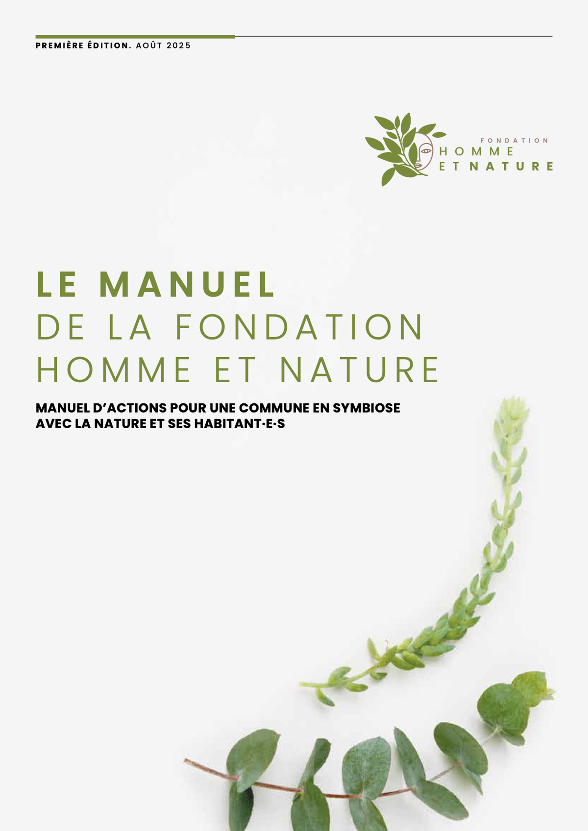 Manuel pour les communes - fondation homme et nature 