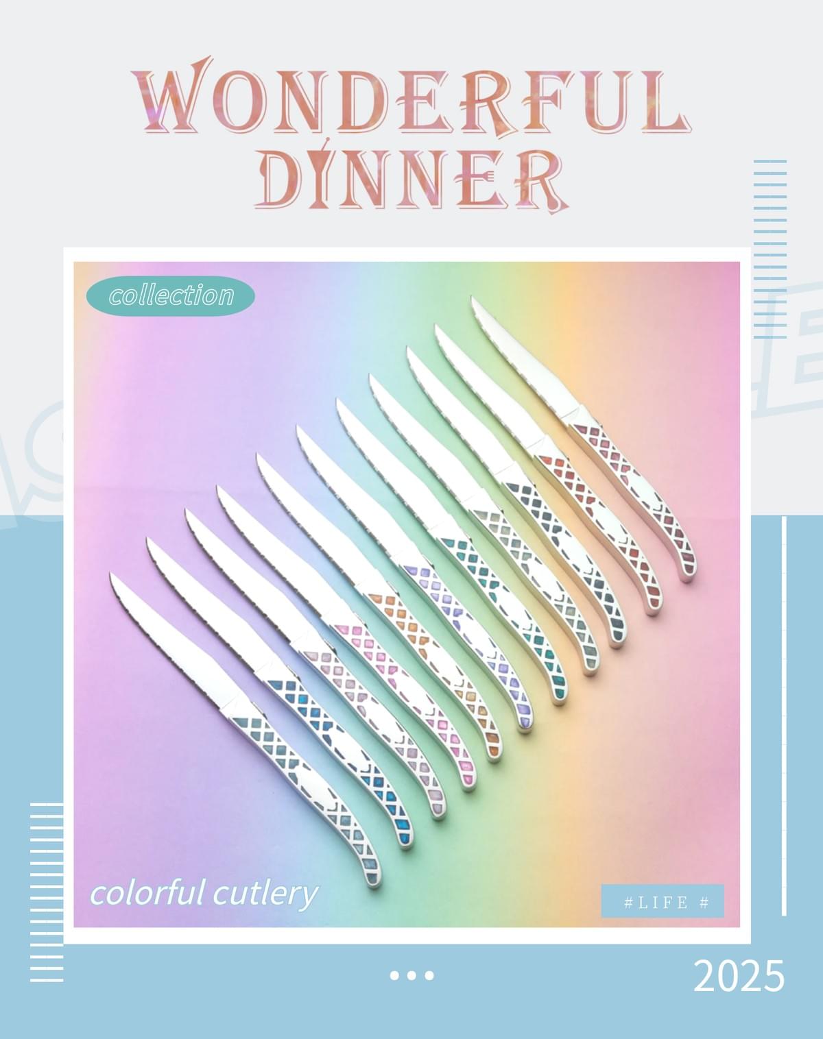 Rainbow in iron