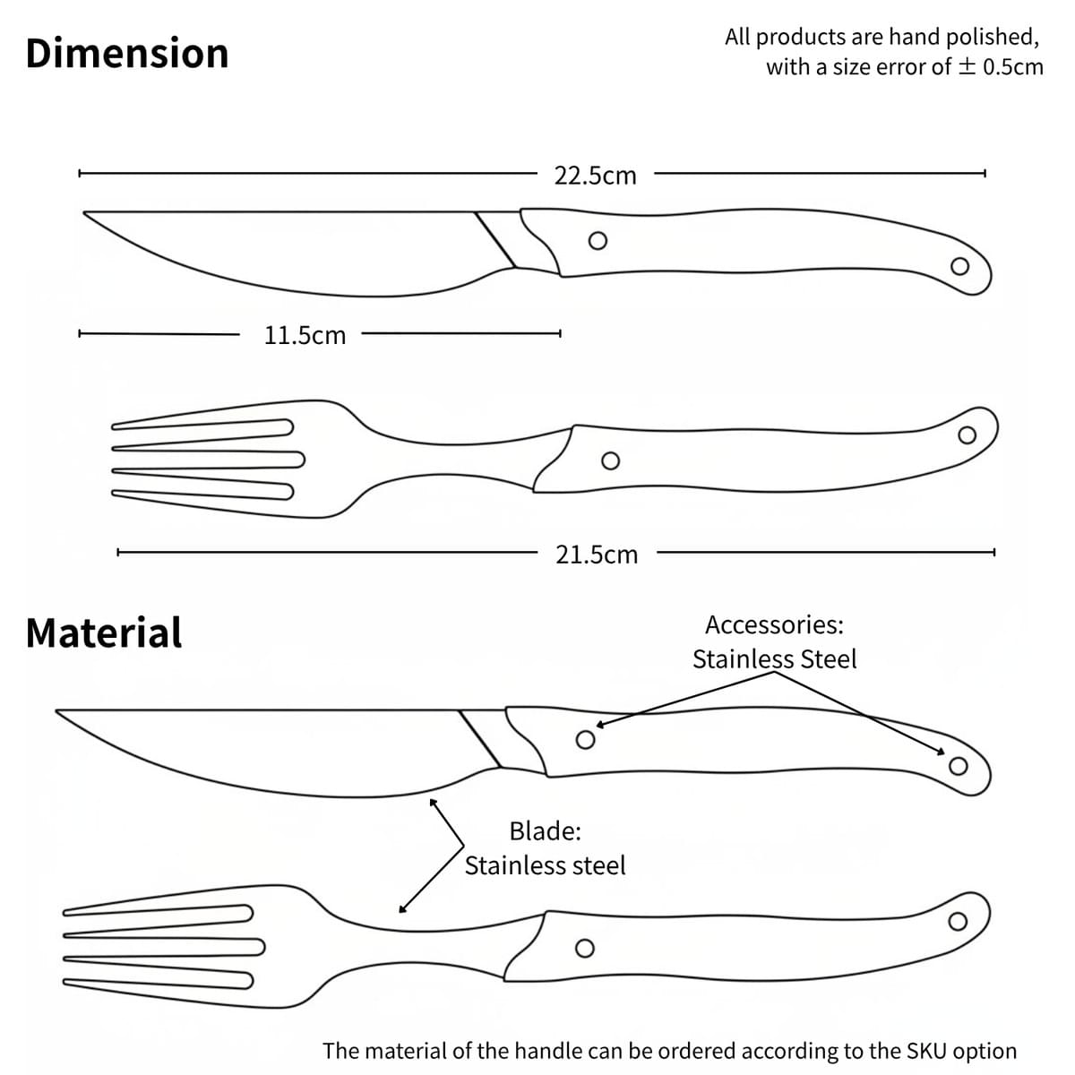 Cutlery - RAW PRO - SGT000-08-02