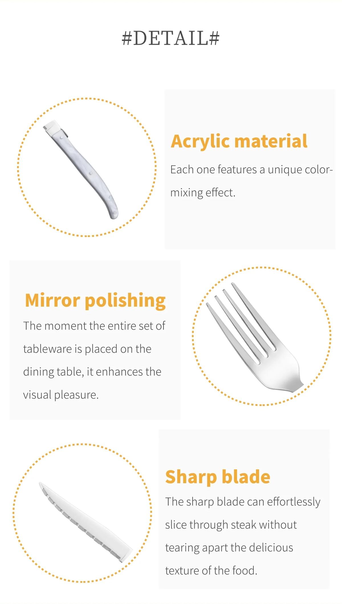 Cutlery with white - Classic Ⅲ