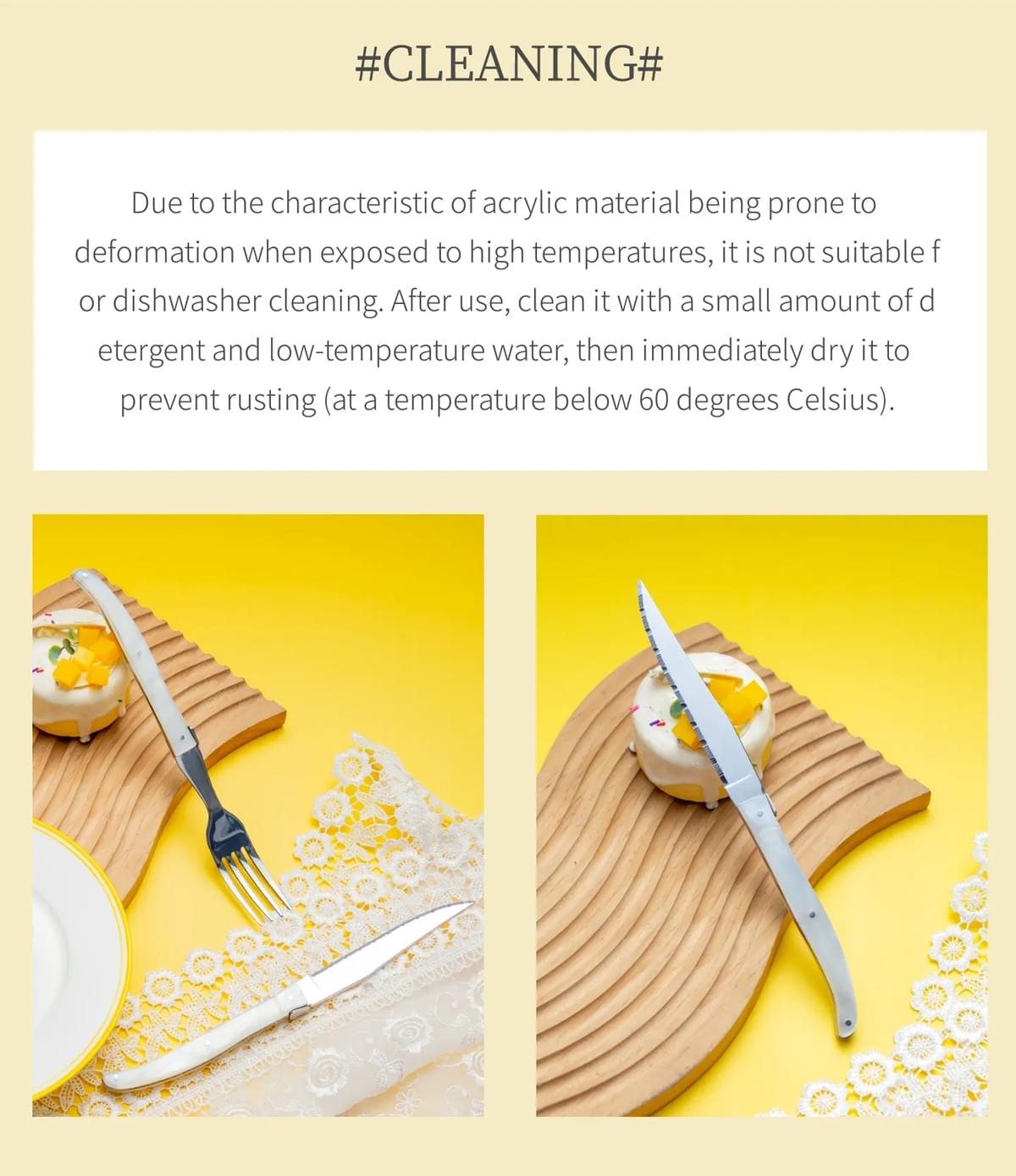 Cutlery with white - Classic Ⅲ