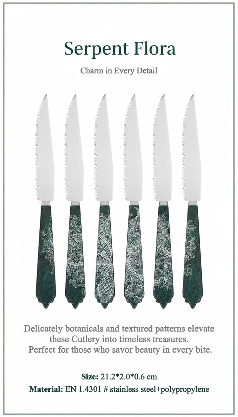 Mary's Dream - Serpent Flora - 6-piece knife set
