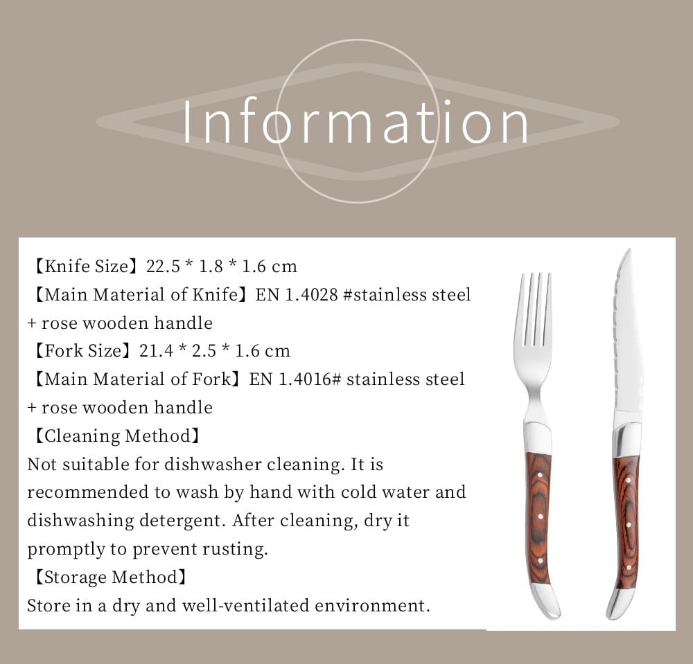 Cutlery with Rose wood-Classic Ⅳ