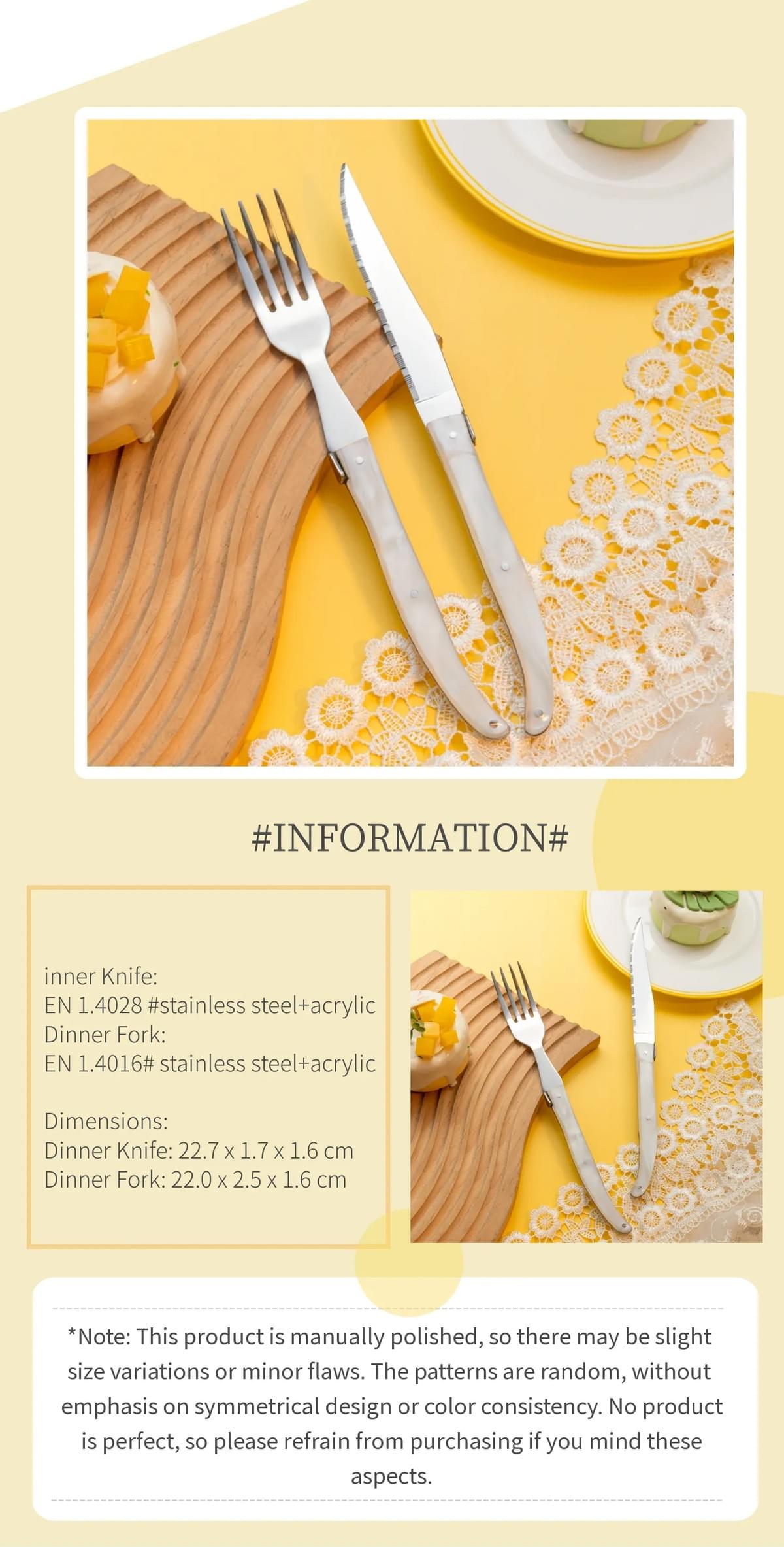 Cutlery with white - Classic Ⅲ