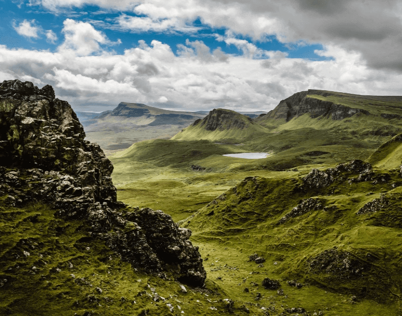 Panoramic view of Scotland's natural wonders