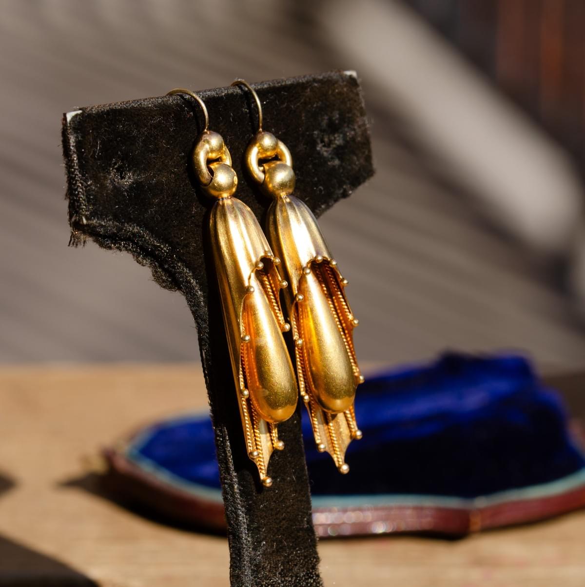 Victorian drtop earrings