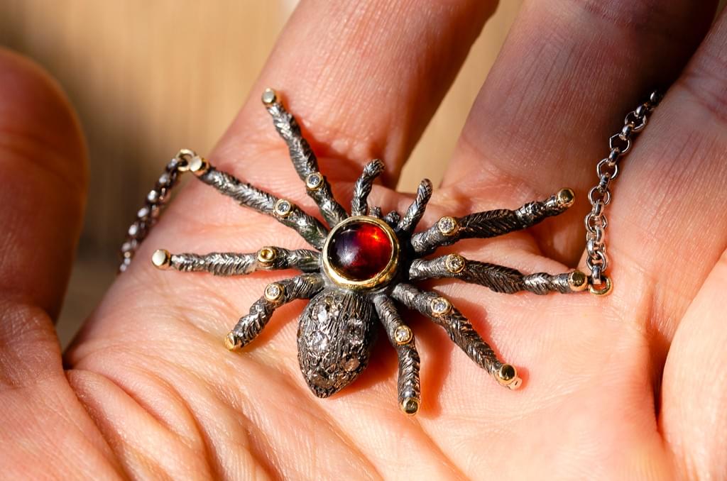 Spider necklace