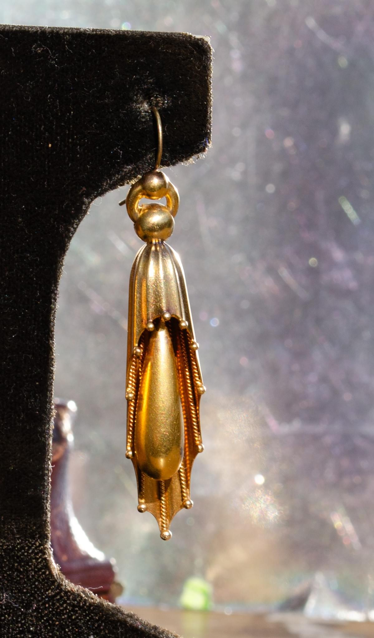 Victorian drtop earrings