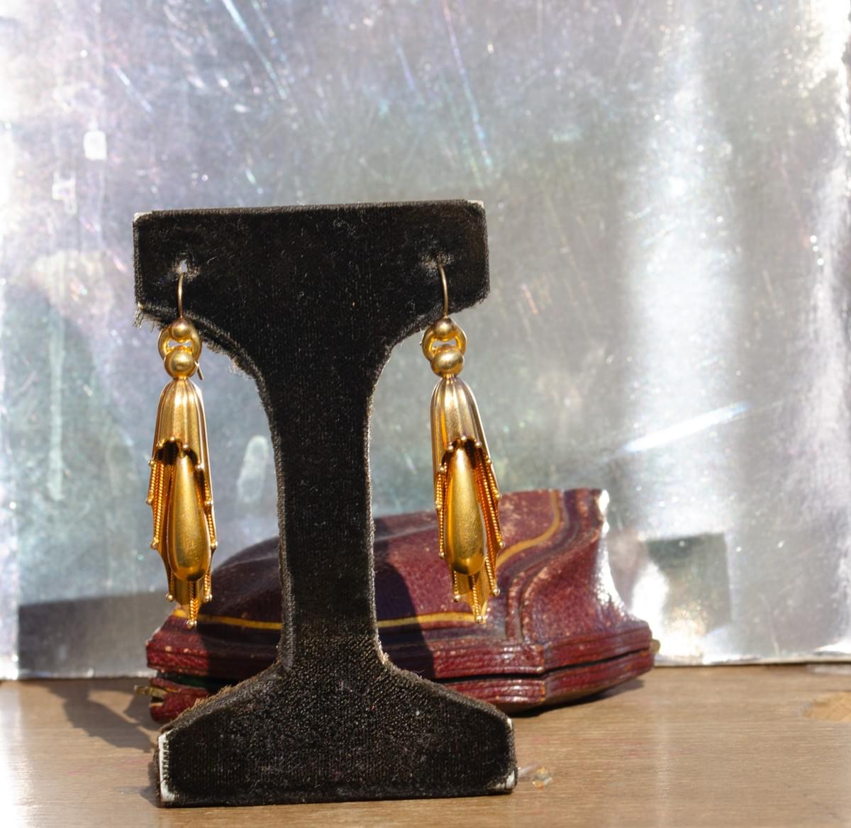 Victorian drtop earrings