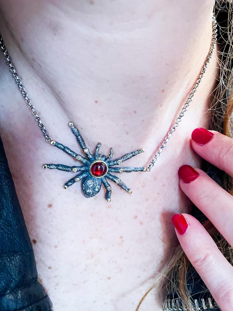 Spider necklace