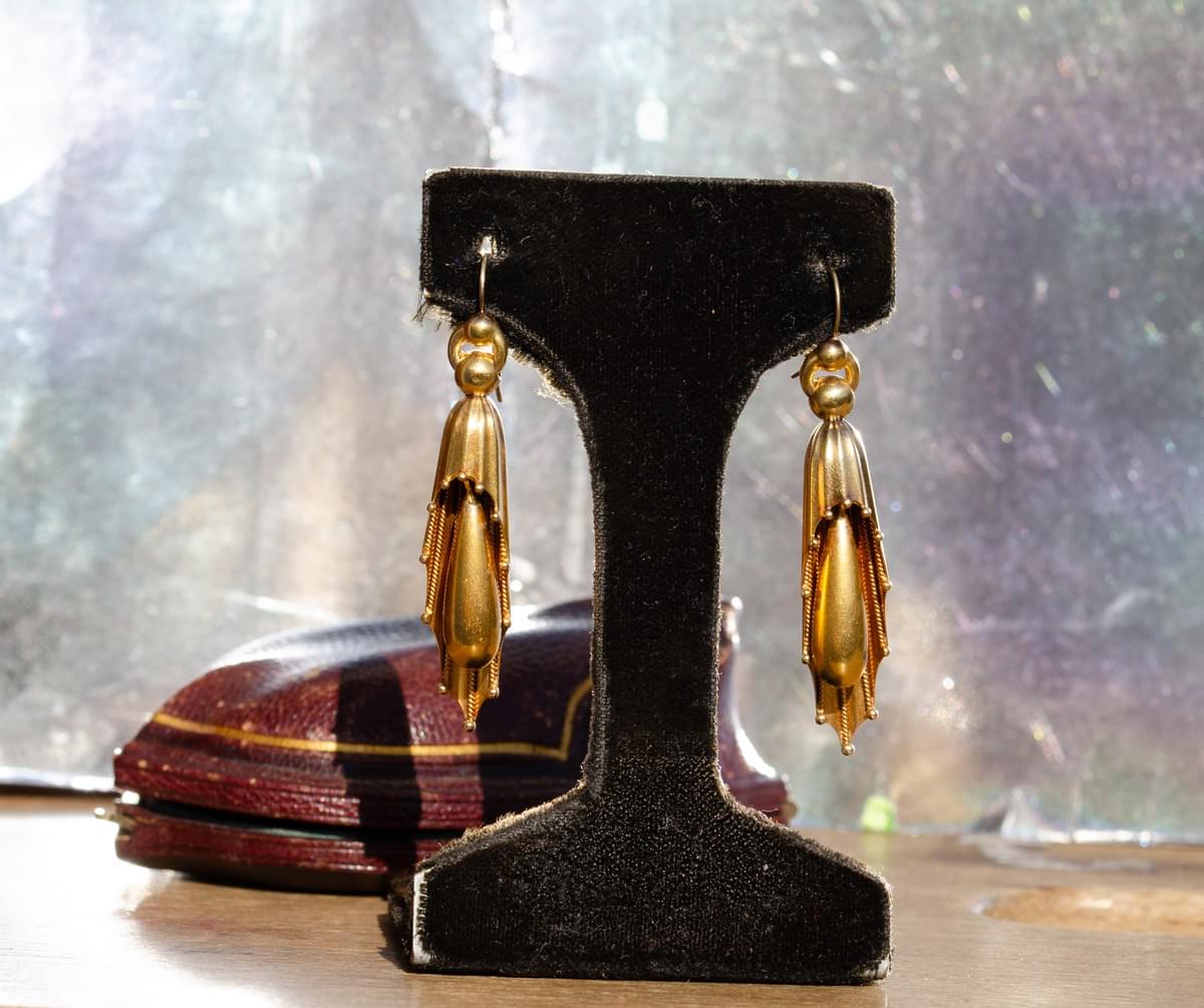Victorian drtop earrings