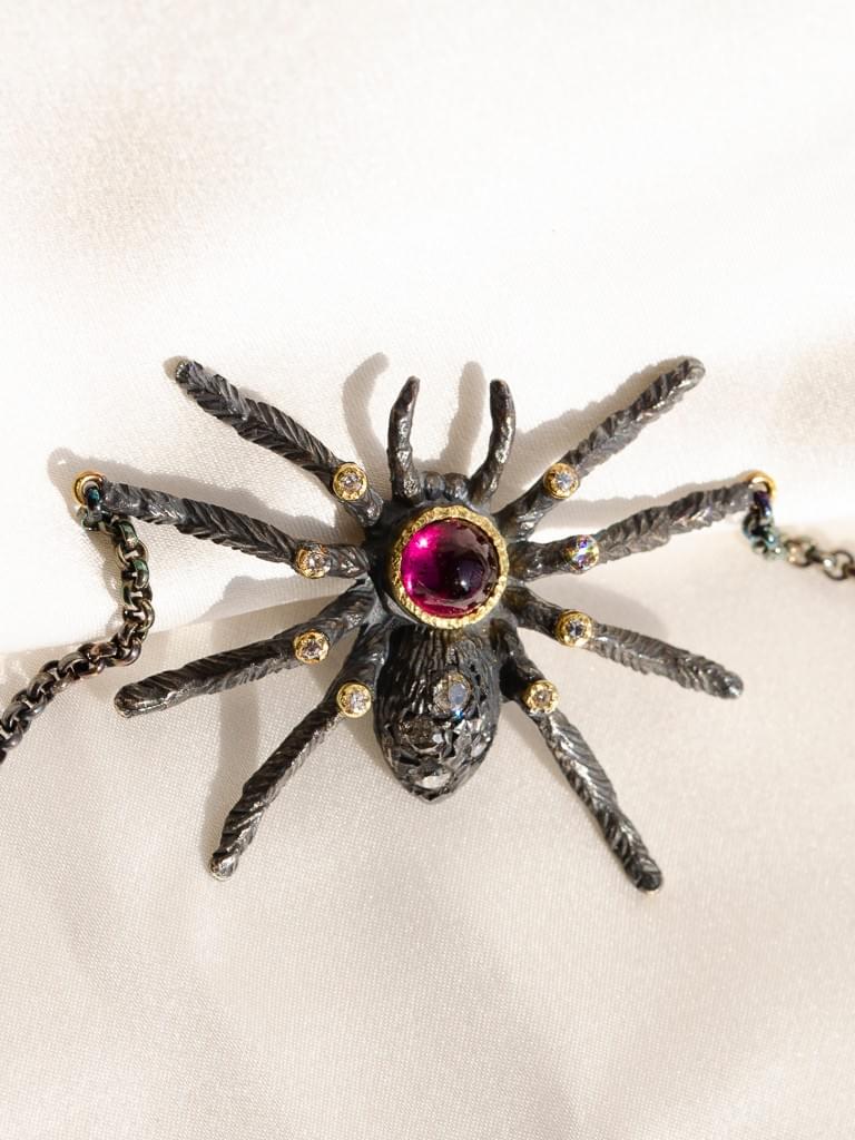 Spider necklace