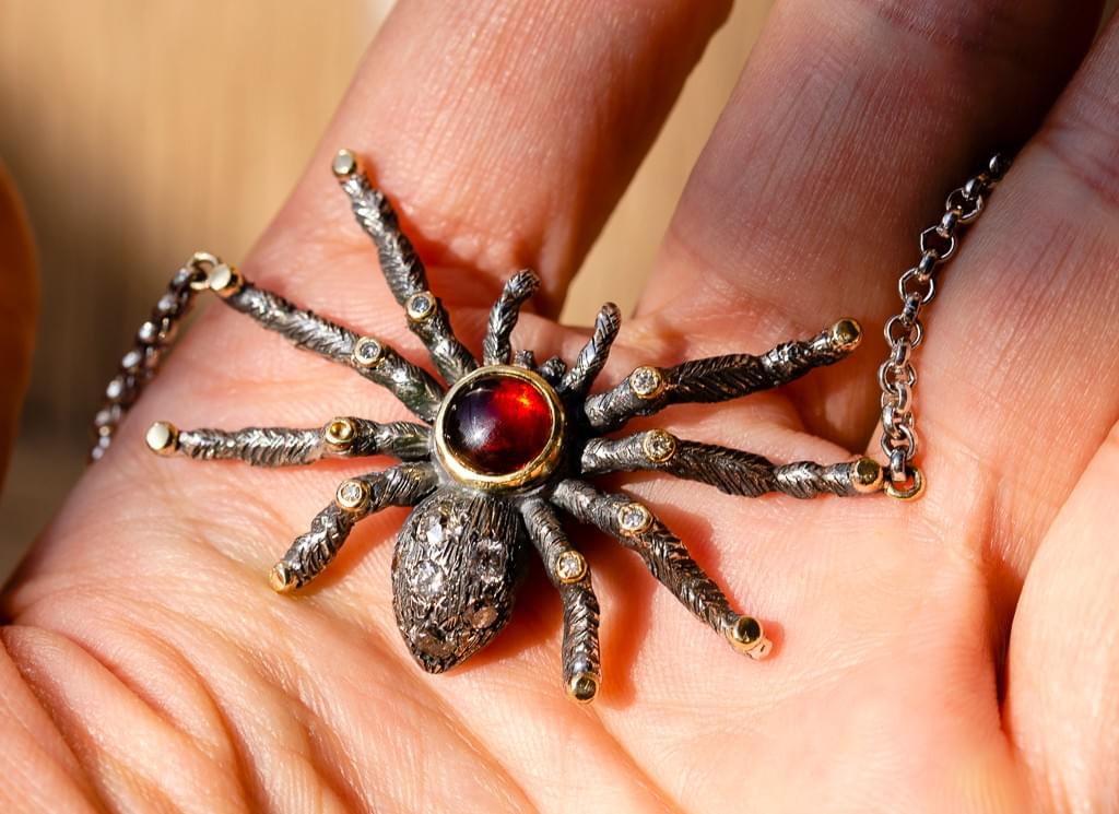 Spider necklace
