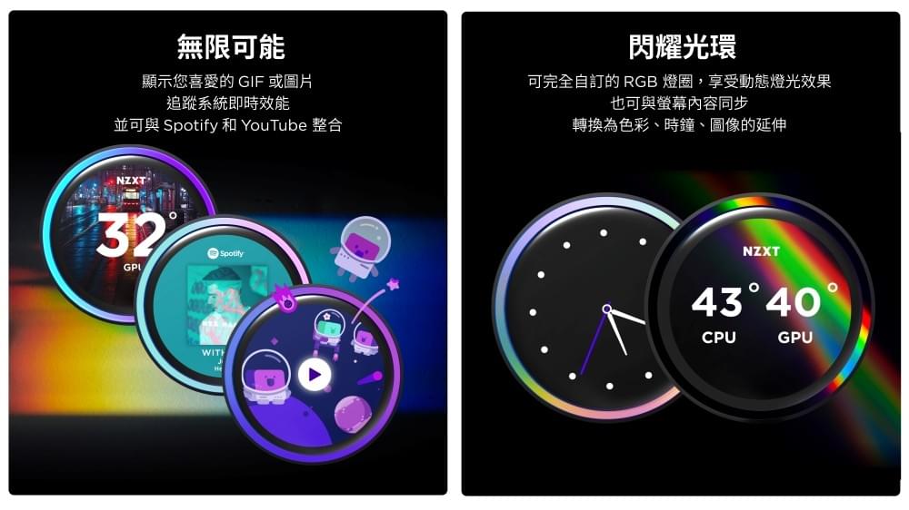 【NZXT美商恩傑】Kraken Elite 360 RGB V2 渦輪幫浦水冷 黑/白(7年保/劇院級大液晶)