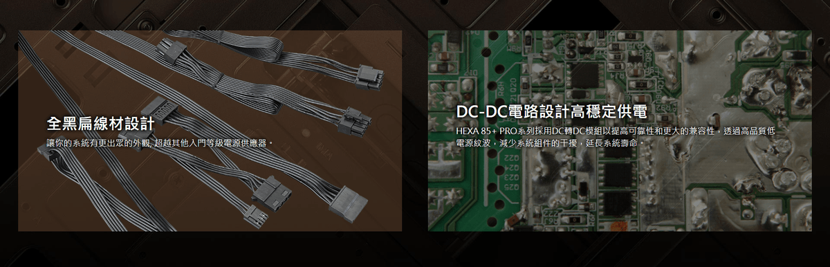 【全漢FSP】聖武士 HEXA 85+ PRO 750W ATX3 PCle5 銅牌電源(全日系電容/DC-DC/扁線)