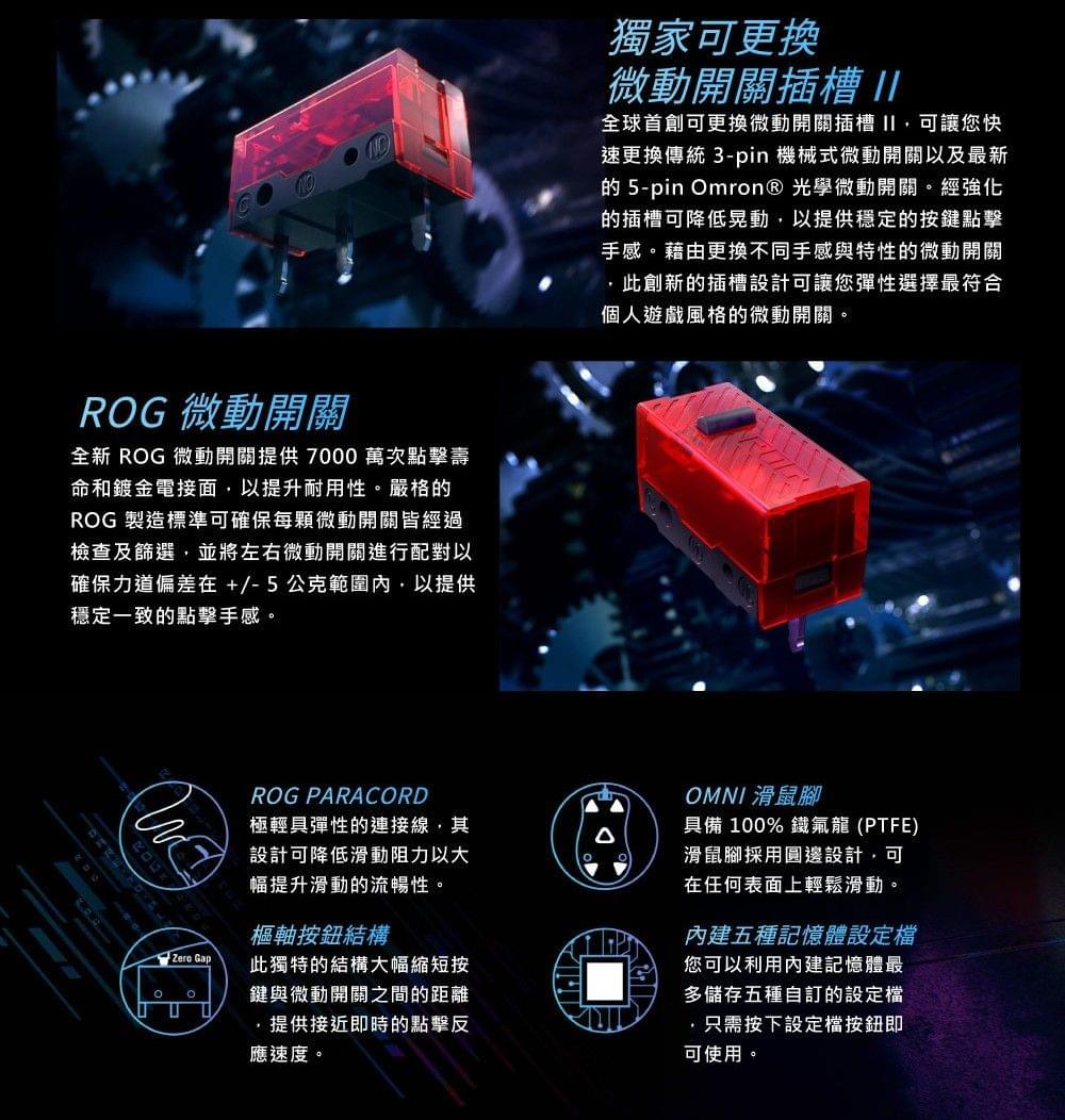 ASUS ROG GLADIUS III 電競滑鼠