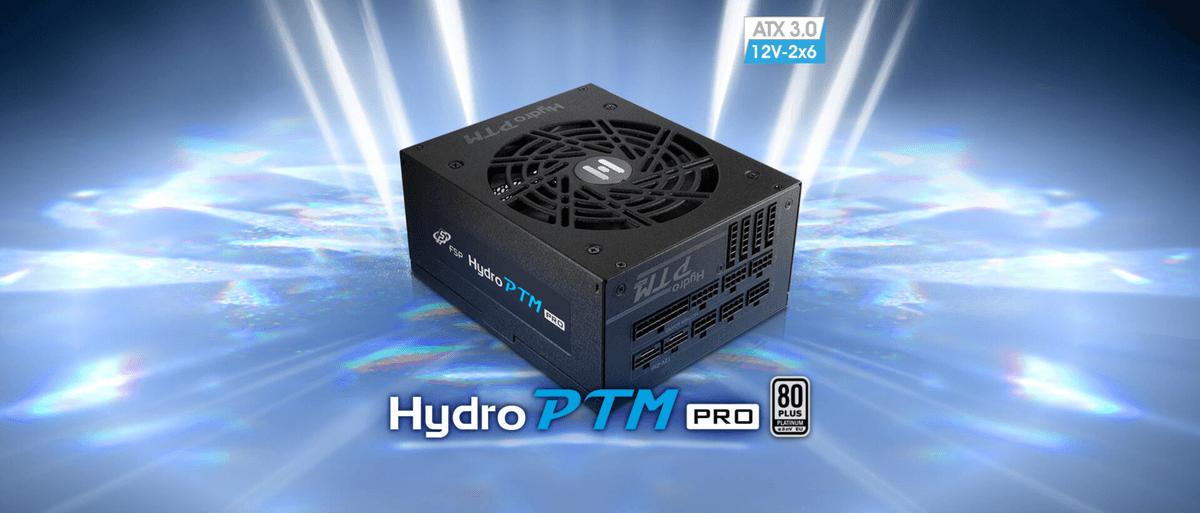【全漢FSP】Hydro PTM PRO 1350/1650W ATX3.1 PCIe5.1 白金電源 (防潮防塵防鏽)