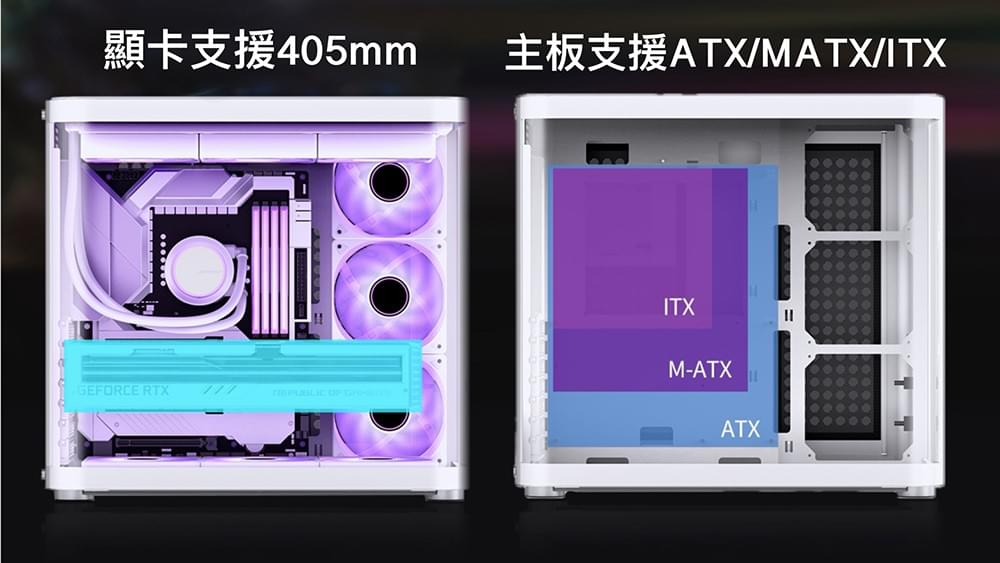 Jonsbo 喬思伯【 TK2 V2 】鋁鎂合金 白 MATX 機殼