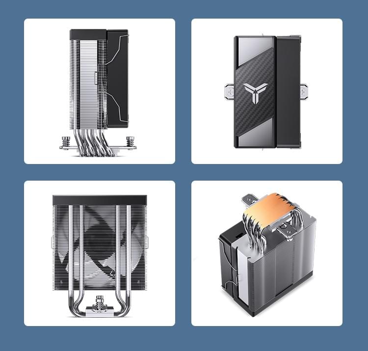 JONSBO 喬思伯CR1000 V2 PRO CPU散熱器 黑 TDP:230W 無限鏡/6導管/高度157mm/9葉 ARGB塔扇