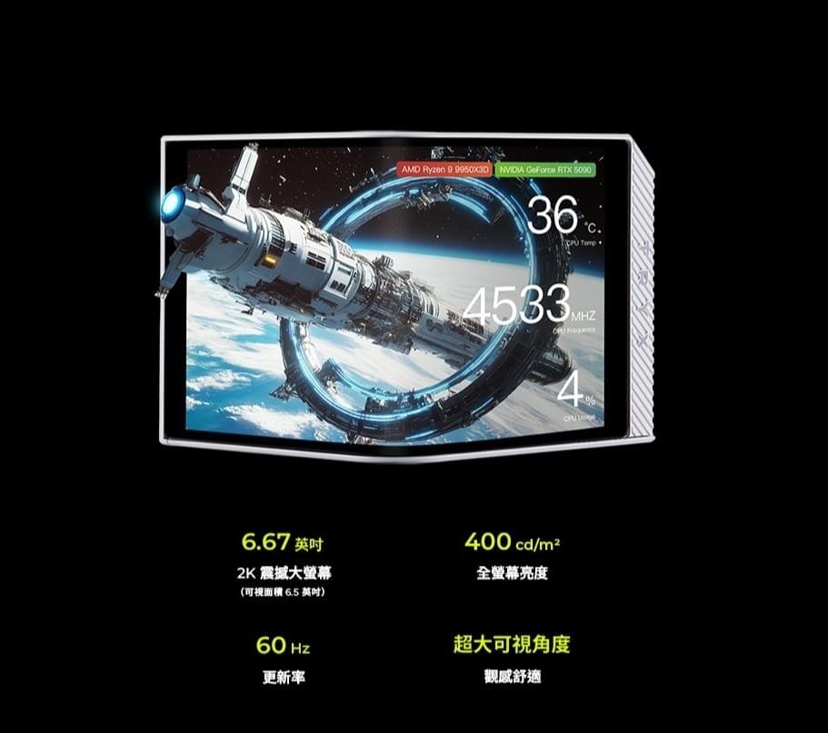 【TRYX】PANORAMA WB 裸視3D液晶分體冷頭 白(Asetek 8.5/0.1 mm噴射型微水道)