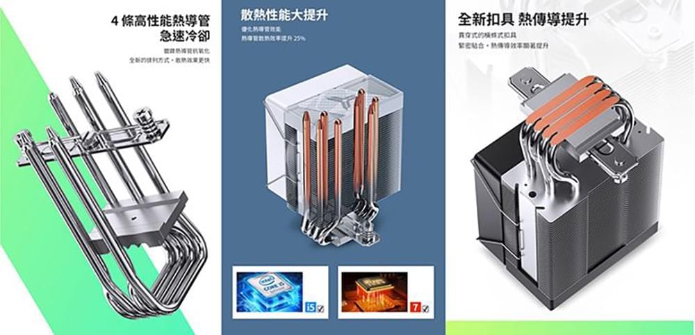 Jonsbo 喬思伯【 CR1400 V2 】無限鏡 4導管 白