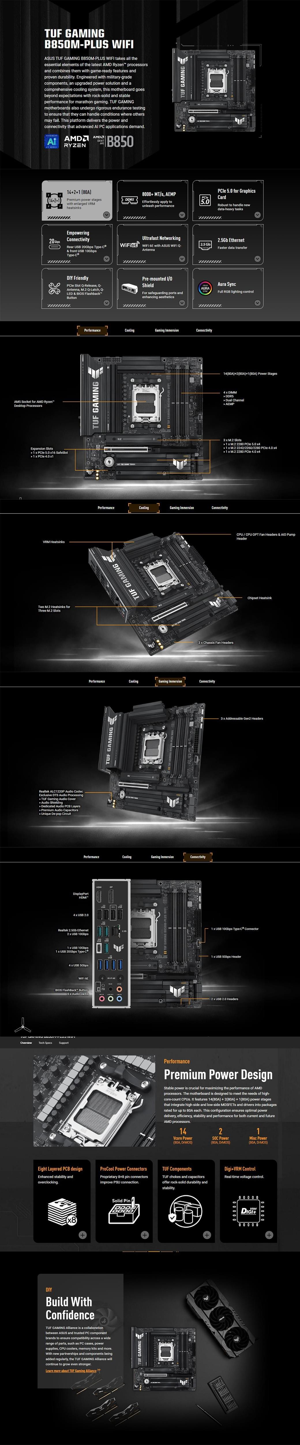 TUF GAMING B850M-PLUS WIFI