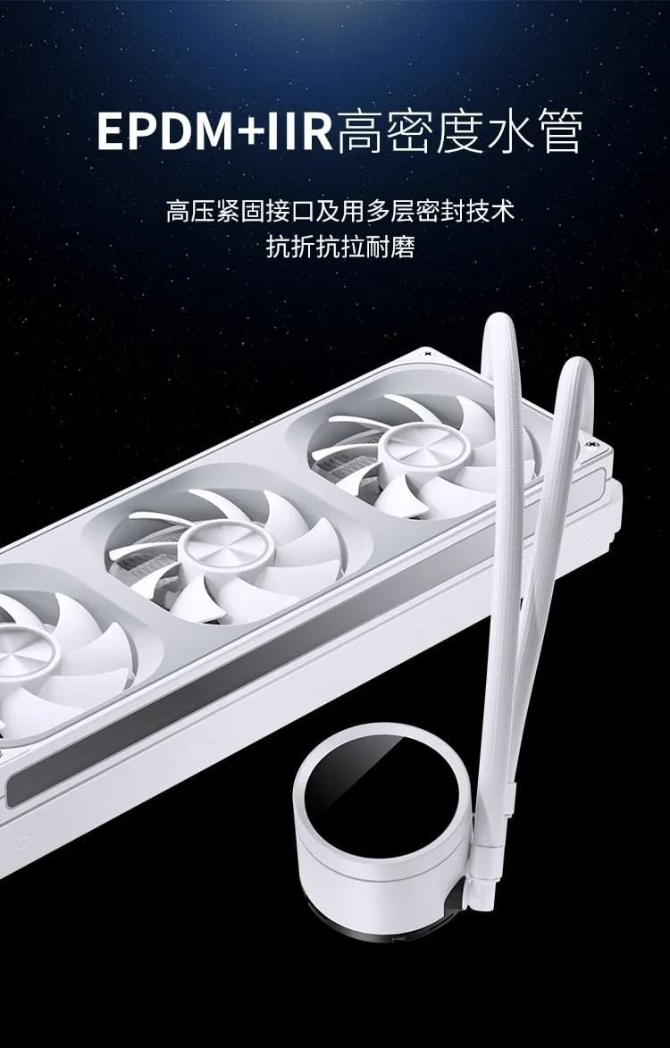 Jonsbo 喬思伯【 TH360 】全幅式無限鏡一體扇液晶水冷 白