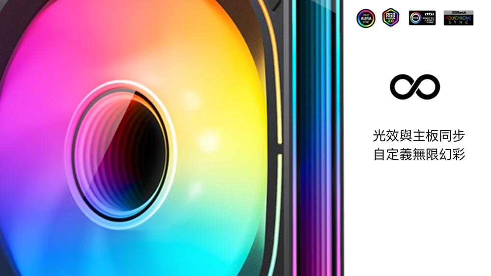 Jonsbo 喬思伯【 FR-505 】ARGB 反黑