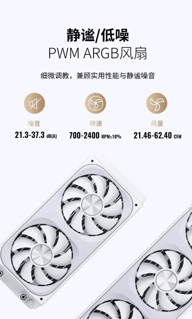 Jonsbo 喬思伯【 TH240 】全幅式無限鏡一體扇液晶水冷 白