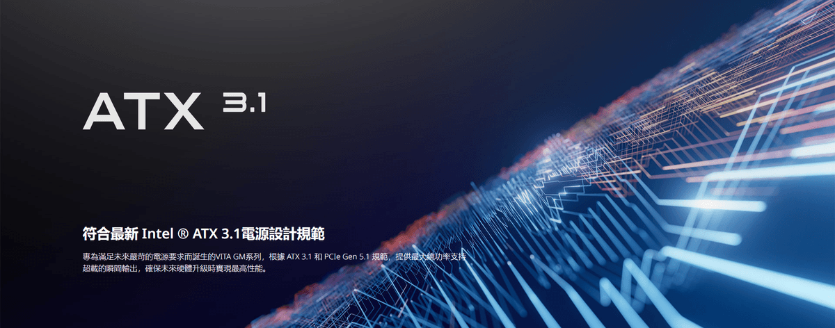 【全漢FSP】VITA GM MIT 750/850/1000W ATX3.1 雙金牌全模組電源 (台灣製造)