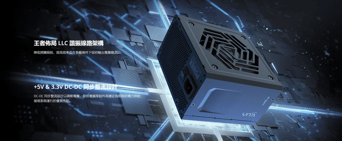 【全漢FSP】VITA GM MIT 650W ATX3.1 雙金牌全模組電源 (台灣製造/扁線材/A+低噪認證)