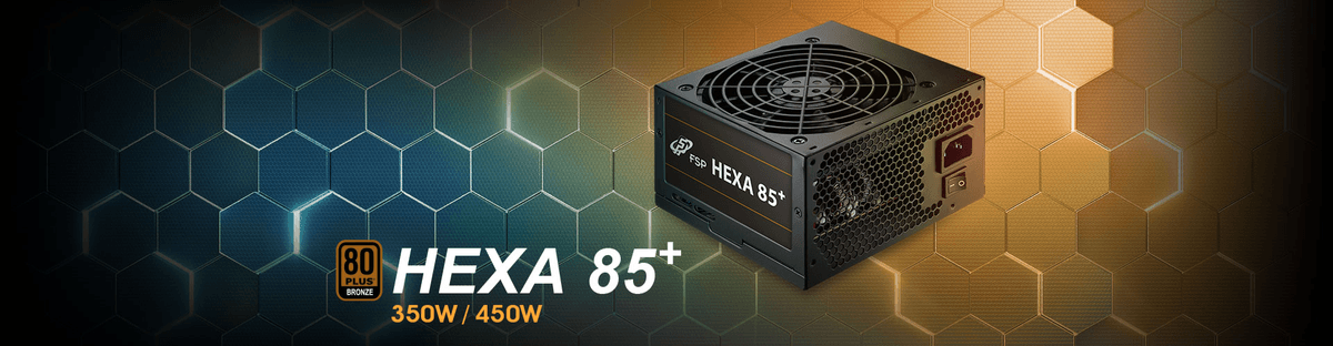 【全漢FSP】聖武士 HEXA 350W 銅牌靜音電源 (全日系電容/DC-DC/裝機文書首選/5年保)