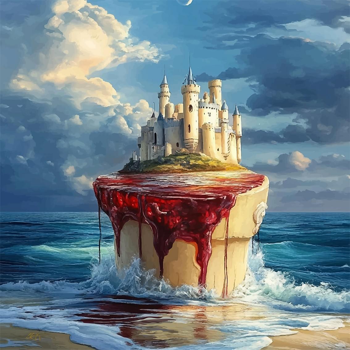CASTLE LOST IN THE OCEAN