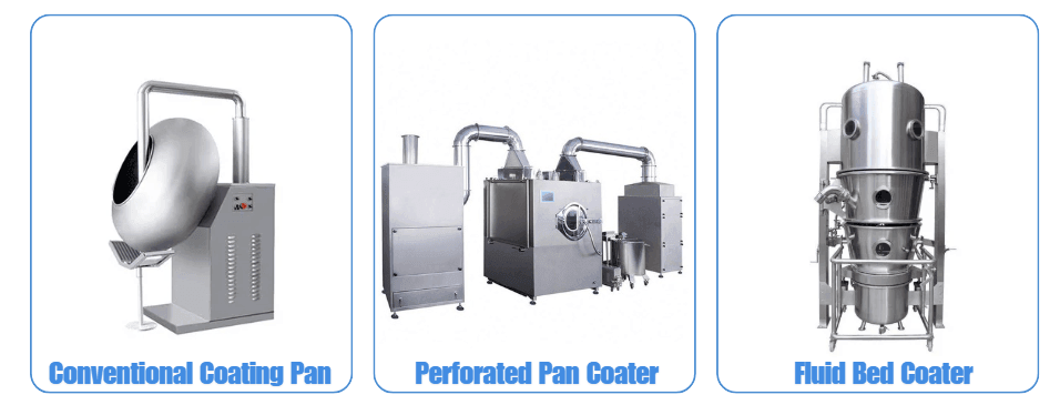 Types of Tablet Coating Machines