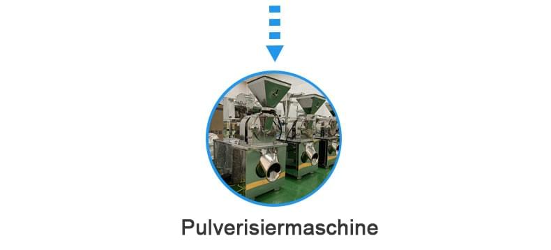 capsule form solution production line pulverizing machine