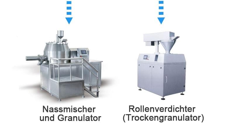 capsule form solution production line granulator