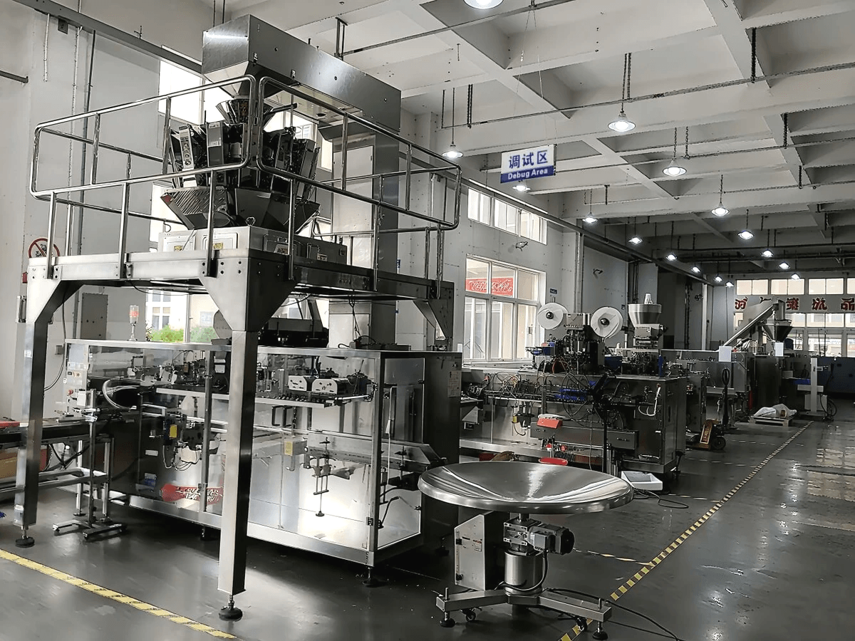 spouted stand up filling machine