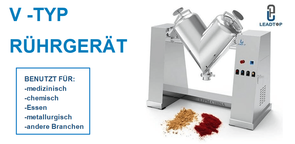 VH V-Typ Pharmazeutischer Pulvergranulatmischer Mischer Mischmaschine