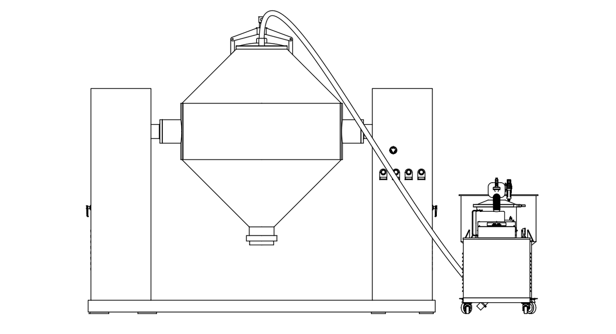 double cone blender diagram