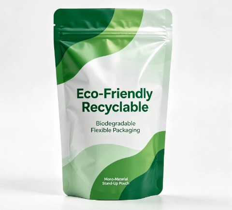 recyclable mono-material doypack