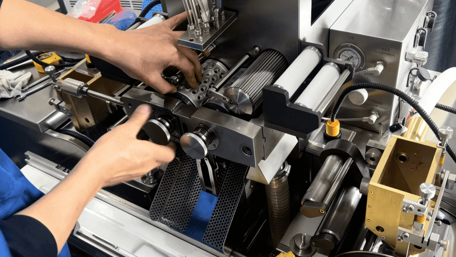 Install Softgel Die Rolls