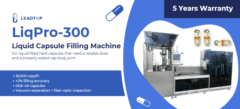 LiqPro-300 Automatic Liquid Hard Capsule Filling Machine