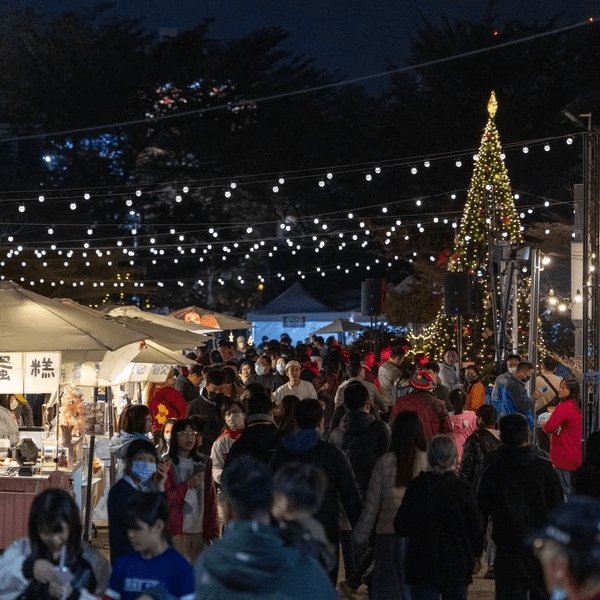 岡山愛心派對聖誕市集  兩天滿滿人潮