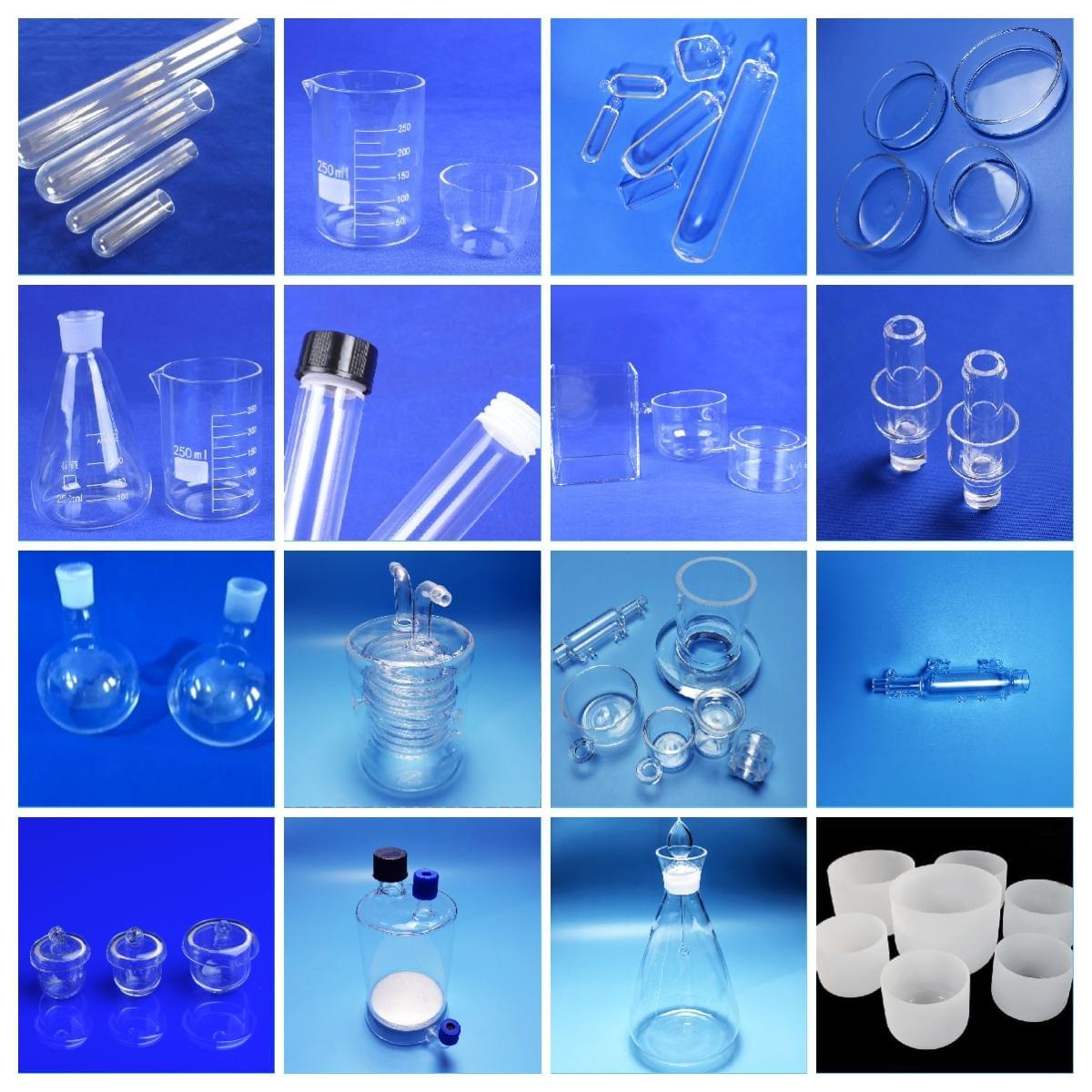 Thermal Processing of Fused Quartz Glassware Crucibles, Beakers