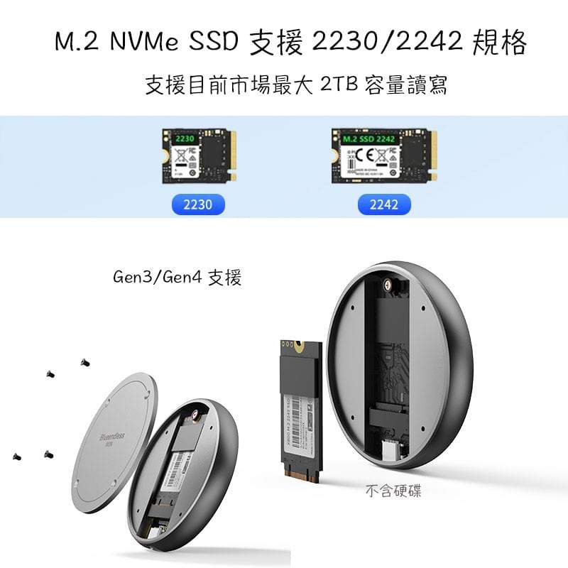 iPhone15 Pro/Max磁吸式硬碟外接盒,ProRes HDR錄影直存,iPad mini8/10/Air/Pro硬碟外掛