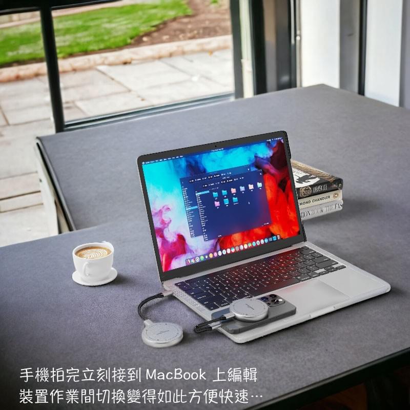 iPhone15 Pro/Max磁吸式硬碟外接盒,ProRes HDR錄影直存,iPad mini8/10/Air/Pro硬碟外掛