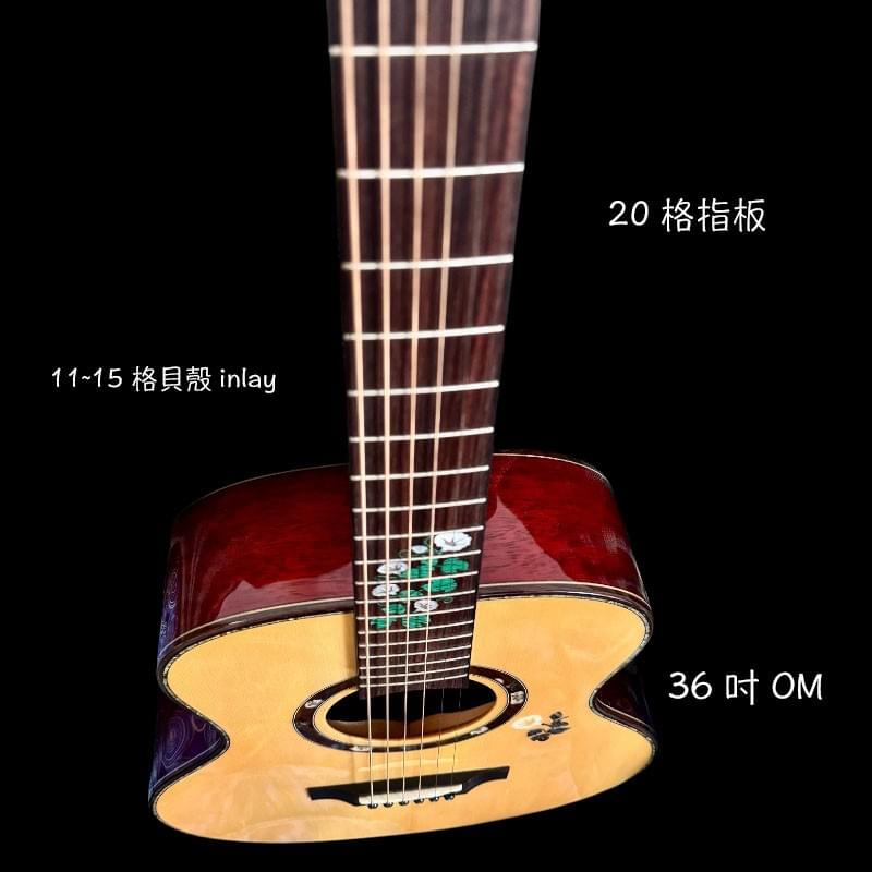 民謠吉他,實木民謠吉他,36吋mini旅行吉他,實木雲杉桃花心玫瑰木吉他,吉他鑲貝經典收藏款,封閉式弦鈕,六弦鋼弦民謠琴