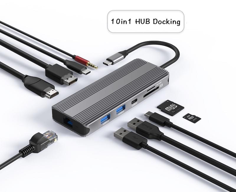 8K HUB,USB3.0集線器,Macbook Pro/Air擴展塢,iPad Pro Air5轉8K/4K電視