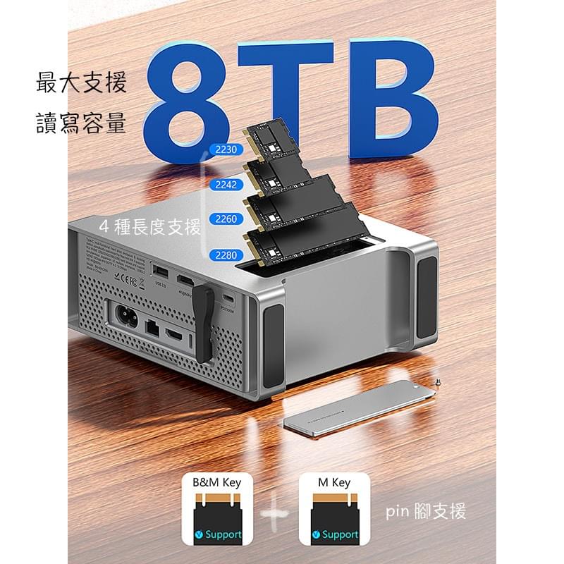 M4 Mac mini功能性外框架,M4 Mac mini保護殼,M4 Mac mini直立式電腦機殼,硬碟容量擴充外接