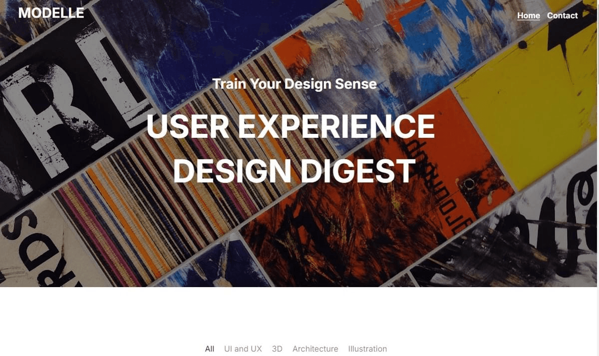 Plantilla de modelo de Strikingly